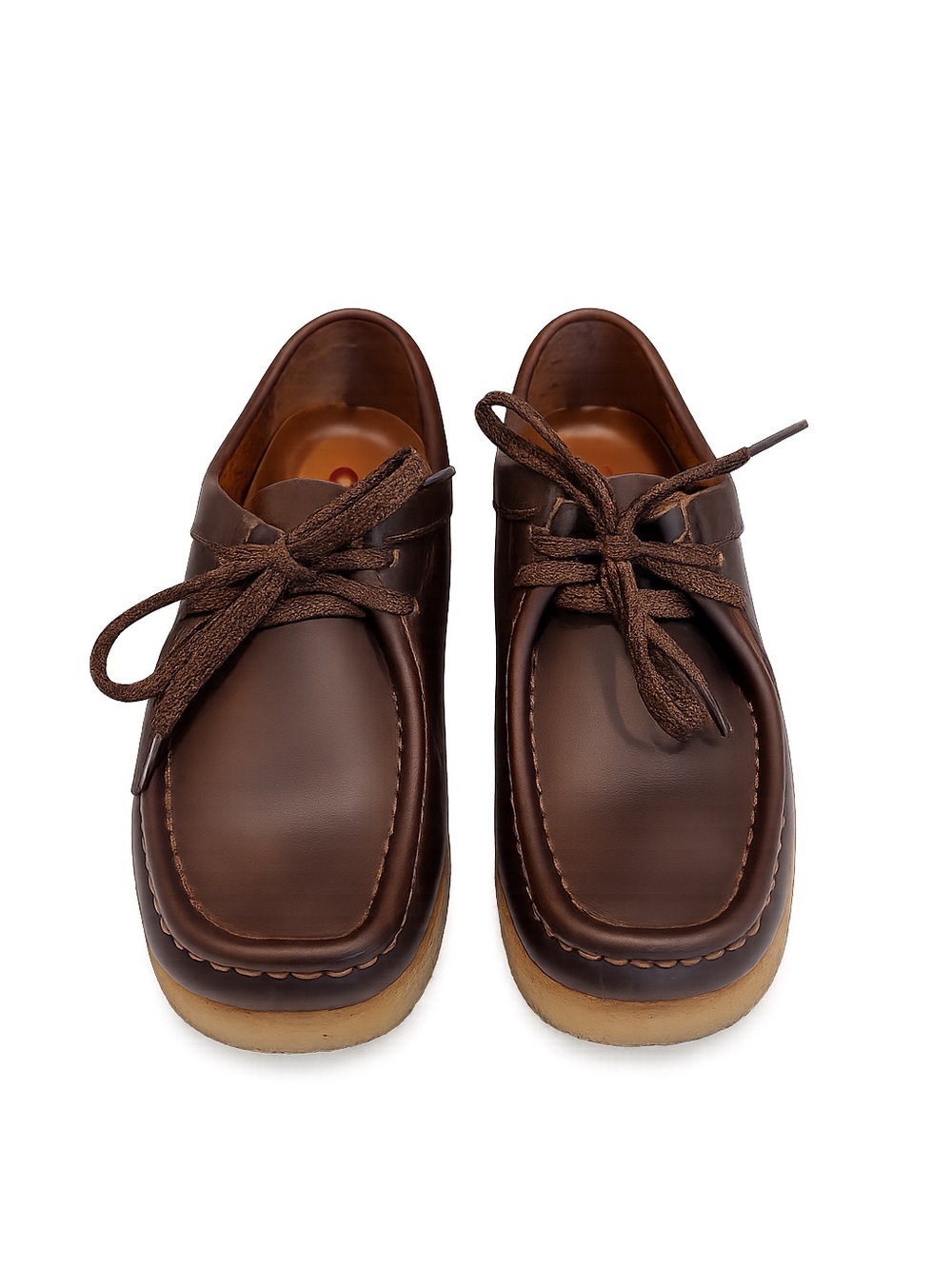 Clarks Originals Wallabee Brown Leather Crepe Sole Shoes Women’s Size 6M